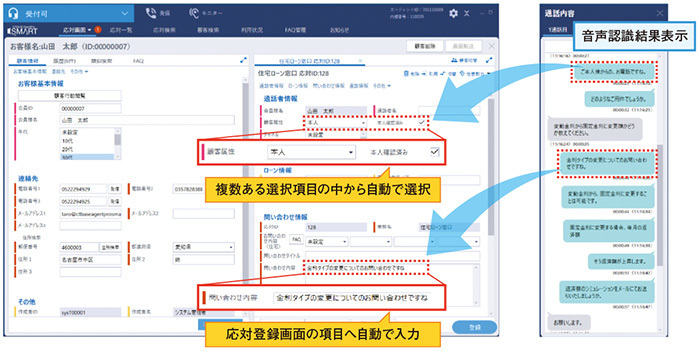 図1　「CTBASE/AgentProSMART」に追加された「音声認識RPA機能」