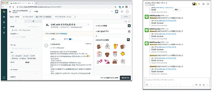 ZendeskとLINEを連携