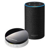 左：「LeoRemocon」、右：「Amazon Echo」